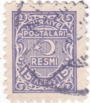 Stamps Turkey -  Media luna