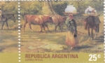 Stamps Argentina -  Pintura