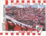 Stamps Argentina -  El campeón del Siglo- RIVER PLATE