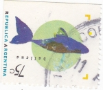 Stamps Argentina -  Ballena