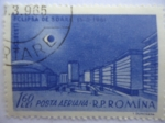 Stamps Romania -  Bucuresti Eclipsa de Soare-15-11-1961