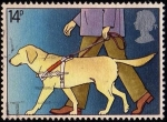 Stamps United Kingdom -  PERRO LAZARILLO