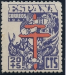 Stamps Spain -  ESPAÑA 949 PRO TUBERCULOSOS 1941