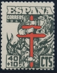 Stamps Spain -  ESPAÑA 950 PRO TUBERCULOSOS 1941