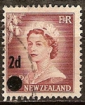 Sellos del Mundo : Oceania : Nueva_Zelanda : La Reina Isabel II.