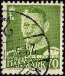 Sellos de Europa - Dinamarca -  FREDERIK IX
