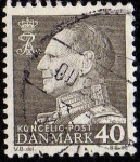 Sellos de Europa - Dinamarca -  FEDERICO IX
