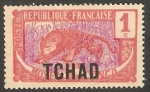 Stamps Chad -  Una pantera