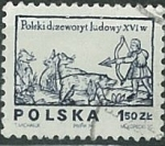 Sellos de Europa - Polonia -  Caza