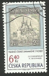 Stamps : Europe : Czech_Republic :  Arquitectura, Praga