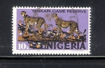 Stamps Africa - Nigeria -  Guepardo (Acynomix jubatus)