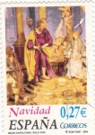 Stamps Spain -  NAVIDAD- BELÉN NAPOLITANO S. XVIII  (9)