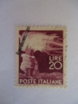 Stamps : Europe : Italy :  Antorcha Olímpica