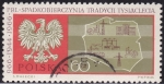 Stamps Poland -  Agula y mapa