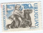 Stamps Uruguay -  APARICIO SARAVIA