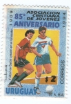 Stamps Uruguay -  ASOCIACION CRISTIANA DE FUTBOL