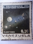 Stamps Venezuela -  X Aniversario del Planetario Humboldt - Planetoides.