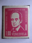 Sellos de America - Venezuela -  Pedro Gual 1862-1962, Centenario de su muerte.