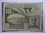 Stamps Venezuela -  25º Aniversario de la Paz en Venezuela- Ciudad Bolívar 1903-1928