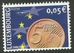 Stamps : Europe : Luxembourg :  moneda