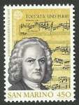 Sellos de Europa - San Marino -  J.S.Bach