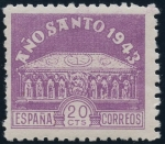 Stamps Spain -  ESPAÑA 967 AÑO SANTO COMPOSTELANO 1943