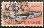 Stamps Italy -  XVII.Juegos Olimpicos(Estadio de Roma).