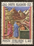 Sellos del Mundo : Europa : Italia : 7 ° centenario del nacimiento de Dante Alighieri.