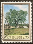 Stamps Italy -  Olivo en Villa Adriana.
