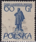 Stamps Poland -  Monumento a Adam Mickiewicz