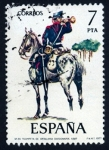 Sellos de Europa - Espa�a -  1977 Uniformes Militares. Trompeta de Artilleria -Edifil:2426