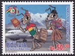 Stamps Bolivia -  El migrante boliviano