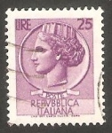 Sellos de Europa - Italia -  716 - Moneda Syracusana