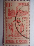 Sellos de America - Venezuela -  Cuatrícentenario de la Fundación de la Ciudad de Trujillo 1557-1957
