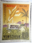 Sellos de America - Venezuela -  Año Centenario del Ministerio de Fomento - Exposición Nacional de Industrias.