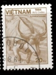 Sellos de Asia - Vietnam -  bufalo de agua