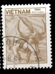 Stamps Vietnam -  bufalo de agua