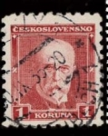 Stamps Czechoslovakia -  PERSONAJE CON BARBA