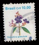 Stamps Brazil -  Tibouchina Granulosa