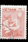 Stamps Vietnam -  rosa