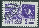 Stamps Russia -  Transporte espacial
