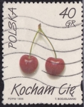 Stamps Poland -  Cerezas