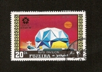 Stamps United Arab Emirates -  FUJEIRA - Expo-70  OSAKA - Pabellón de PEPSI