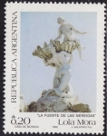 Stamps Argentina -  La fuente de las nereidas