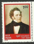 Stamps : Asia : India :  Schubert