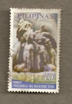 Stamps Philippines -  Erupcion vocán