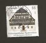 Stamps Germany -  Casa edificada en 1625 en Hartenstein