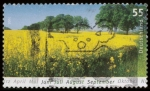 Stamps Germany -  VERANO - CAMPO CON LFORES AMARILLAS