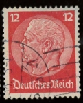 Stamps Germany -  hindenburg