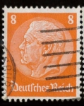 Stamps Germany -  hindenburg